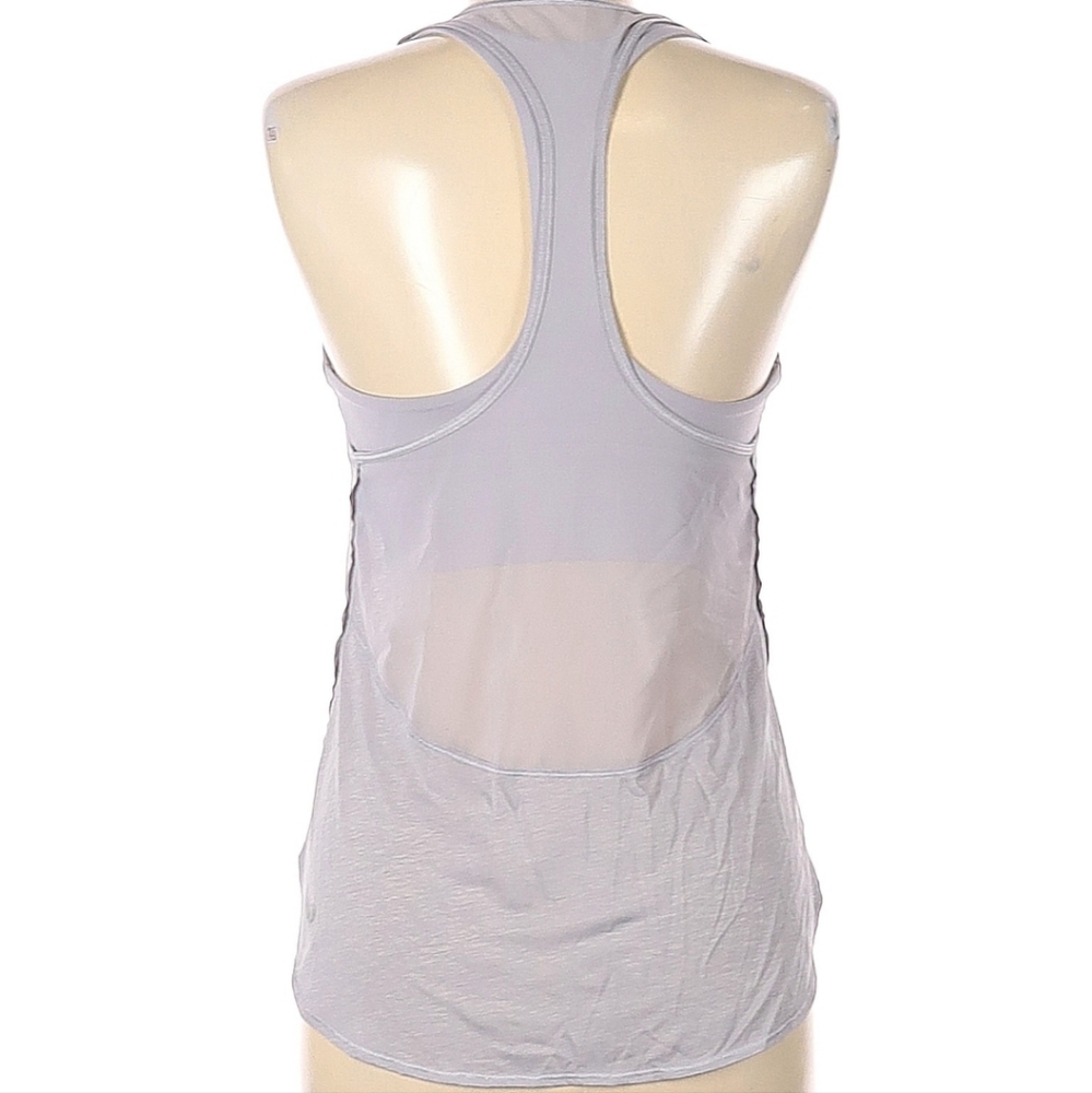 Light Gray Women's Racerback Tank Top - Picture 2 of 7